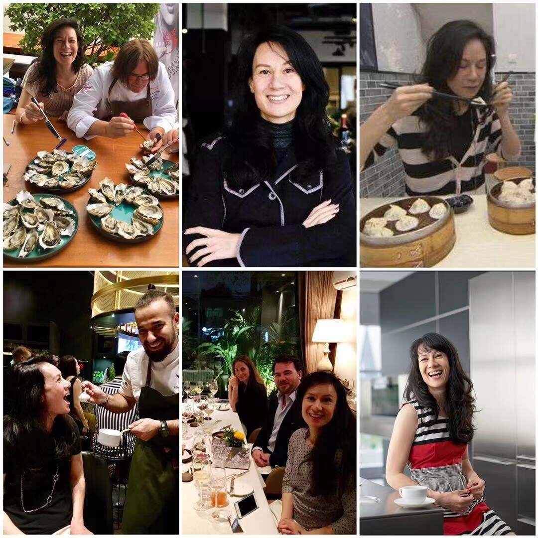 Crystyl Mo: Some photos in her role as a food personality.