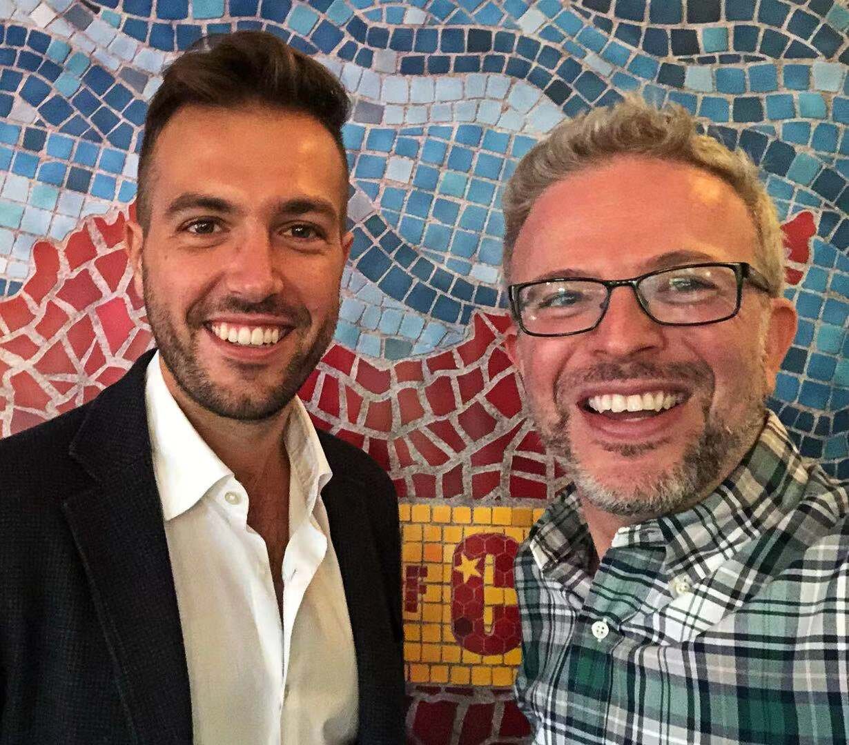Vittorio Franzese's selfie with Oscar.