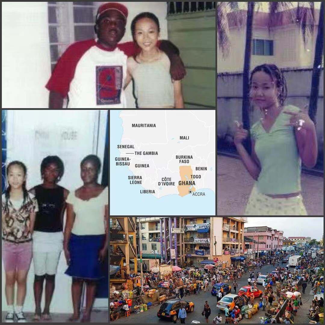 Zhao Huiling: Some of the few surviving photos from when she lived in Ghana as a child.