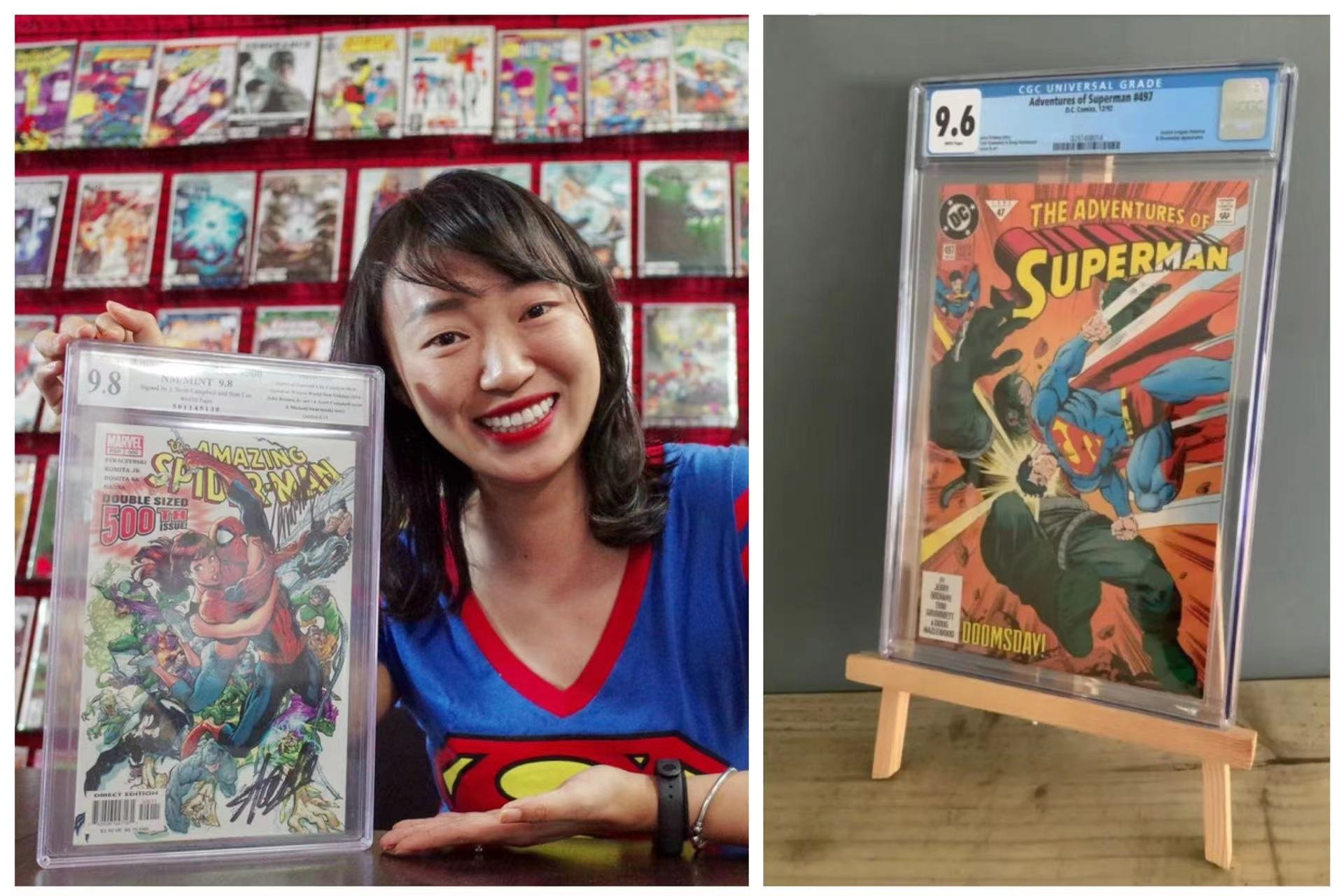 Ashley Huang: CGC graded comics come in a special box and are valued by collectors.