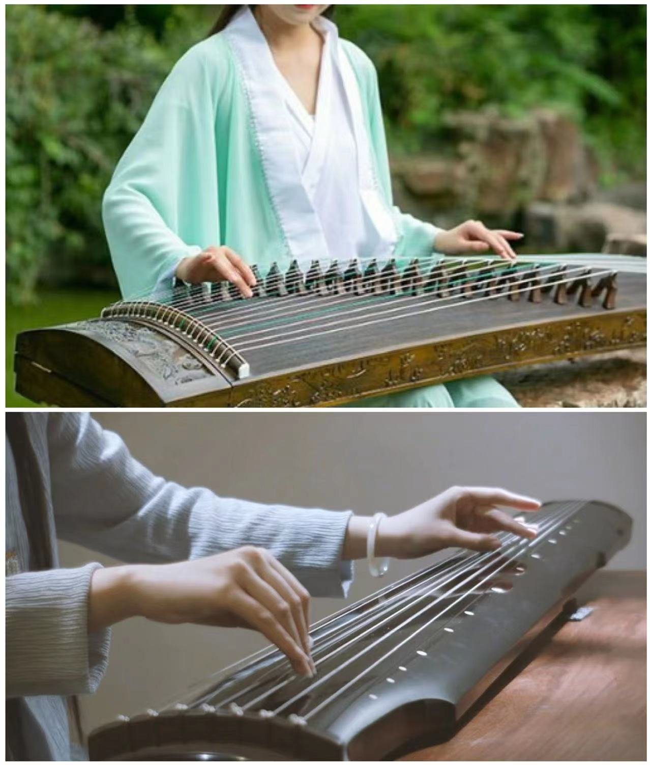 Ashley Huang's top inspirations in China: The 古筝 [Gǔzhēng] and 古琴 [gǔqín] traditional Chinese instruments.