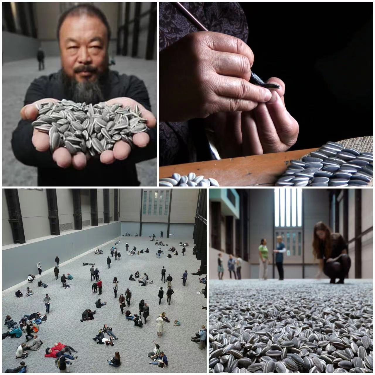 Tsogtgerel Bumerdene's favourite China-related fact: The fact that 艾未未 [Ài Wèiwèi]'s work entitled ‘Sunflower Seeds’ is made from millions of hand-crafted porcelain sunflower seeds.