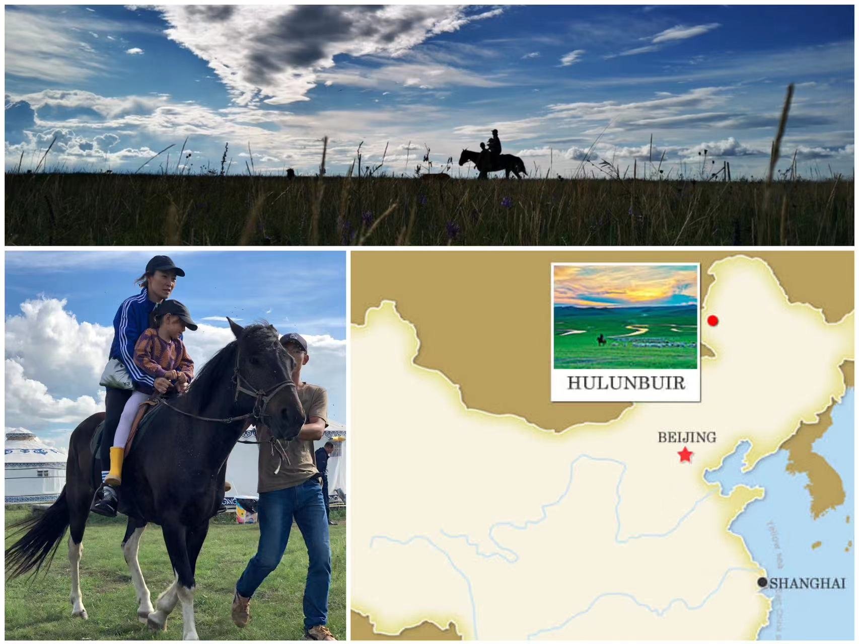 Kim YoungAh's favourite destination in China: 呼伦贝尔 [Hulunbuir], on the Mongolian prairie.