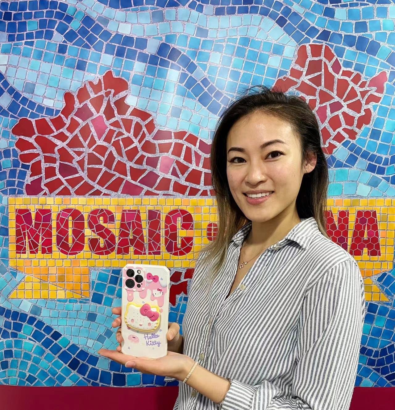Christina Chao's object: Her phone, demonstrating that it doesn't matter what business you're in, your life in China always revolves around your phone.