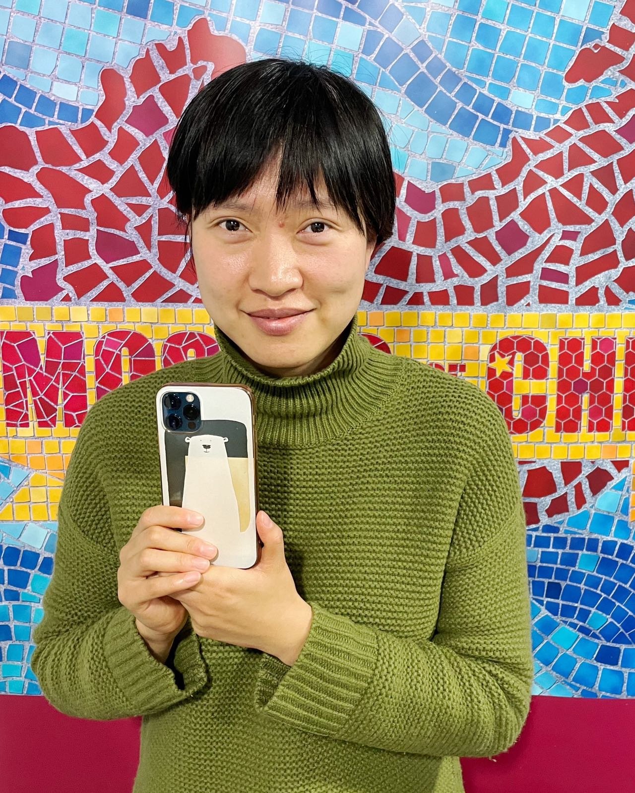 Zhou Yan's object: Her phone, symbolising the things she wish didn't define her life so much.