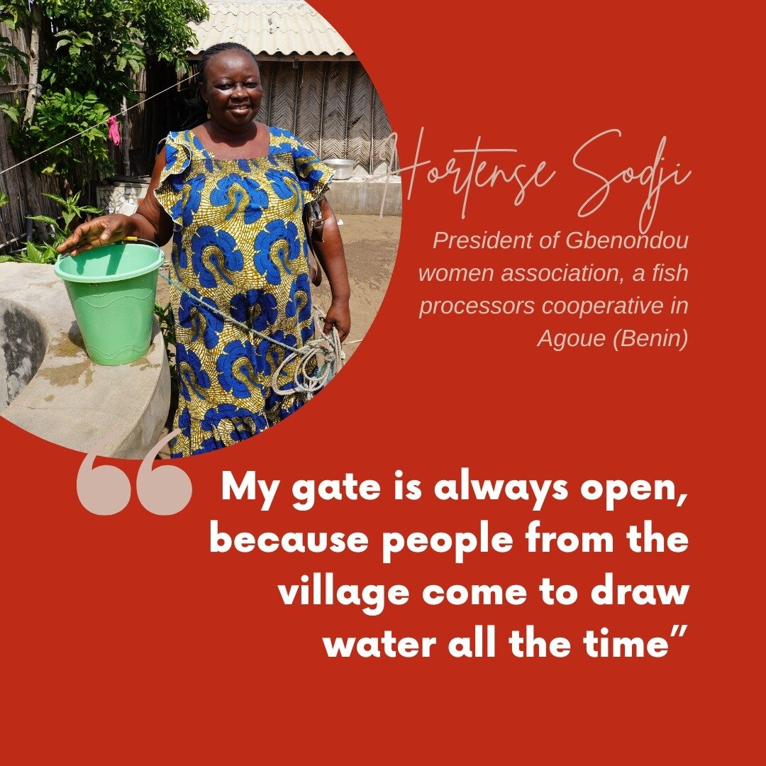As we approach International Women's Day, we reflect about the value of mutual help among women in artisanal fisheries. 

Hortense Sodji is the president of a women fishmonger and fish processors cooperative in Agoue, Benin. She also owns one of the 