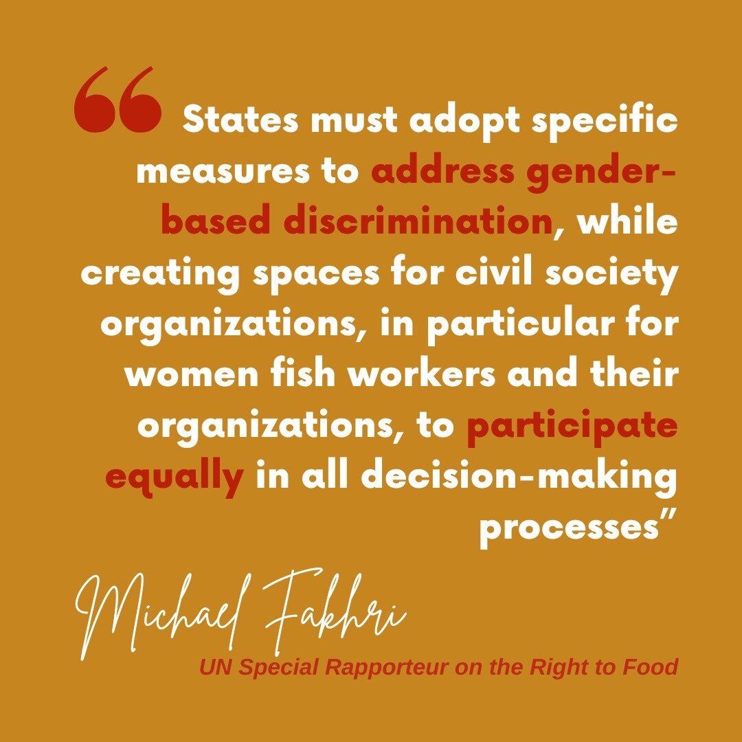 Today, at the 55th session of the Human Rights Council in Geneva, Michael Fakhri, UN Special Rapporteur on the Right to Food, will present his latest report on &quot;Fisheries and the right to food in the context of climate change&quot;. 

Ahead of #