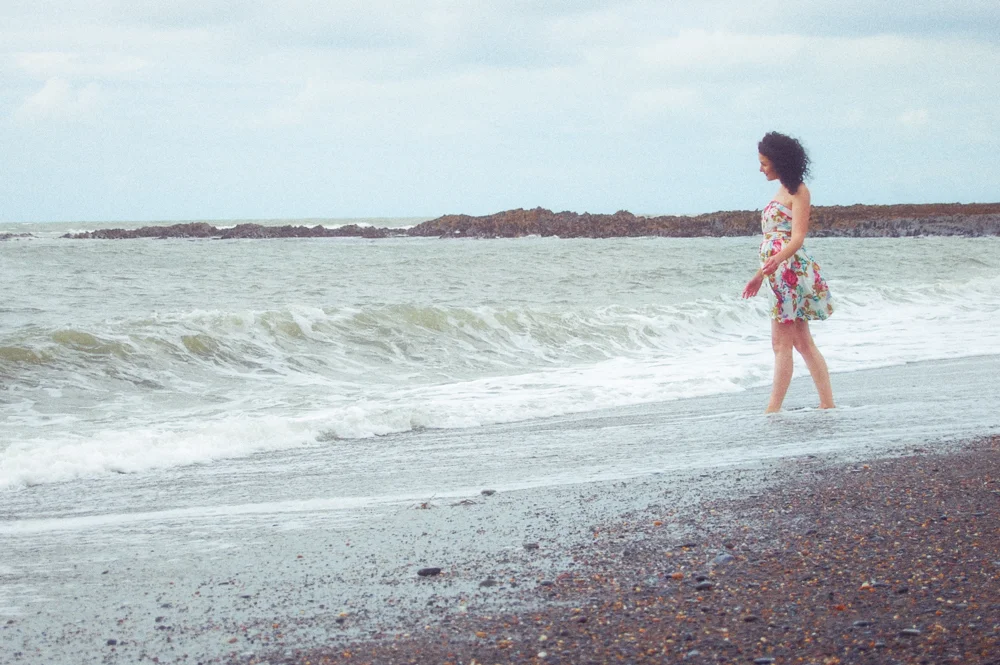 Girl and the sea