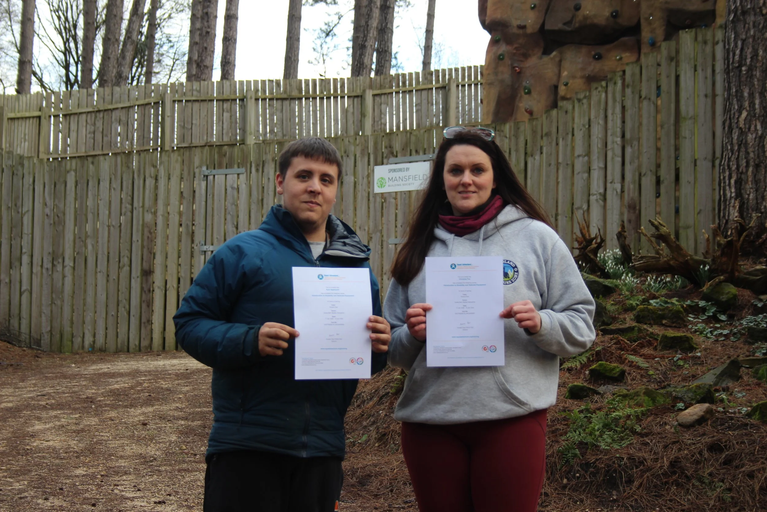 Tina and Kyle Gain New Certification in Inclusive Outdoor Practice