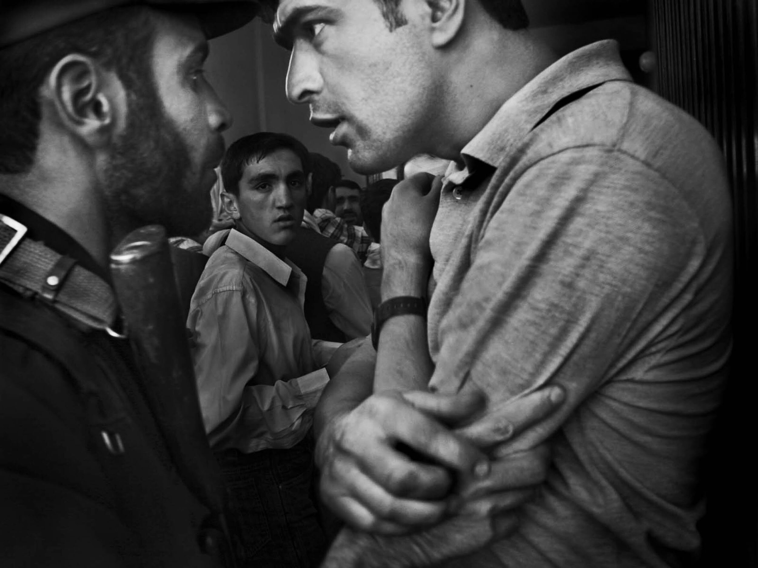  In October 2004, Afghans participate in the first free elections since the fall of the Taliban. © Andrea Bruce/NOOR Images 