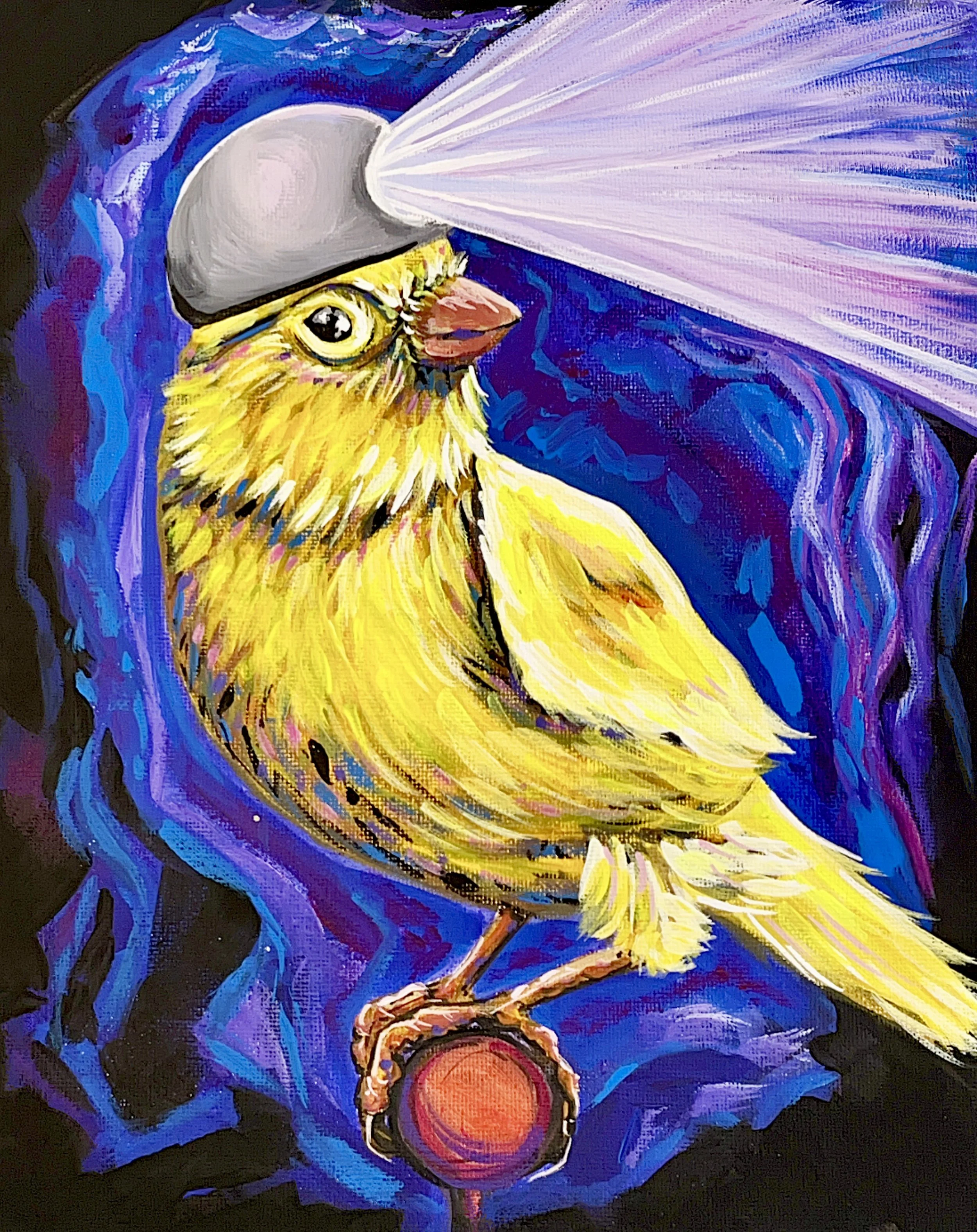 Canary in a Coal Mine 8”x10” art print