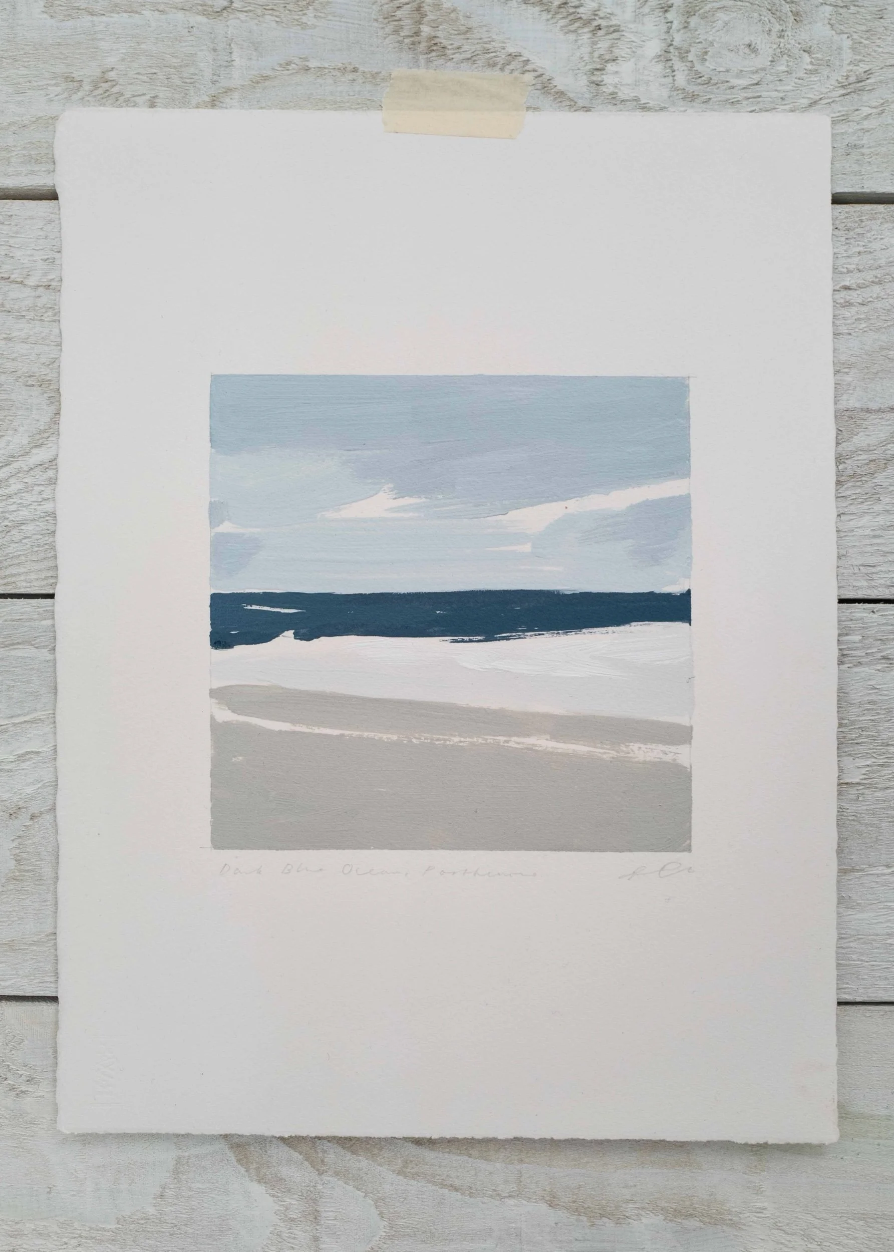 Dark Blue Ocean, Porthcurno
