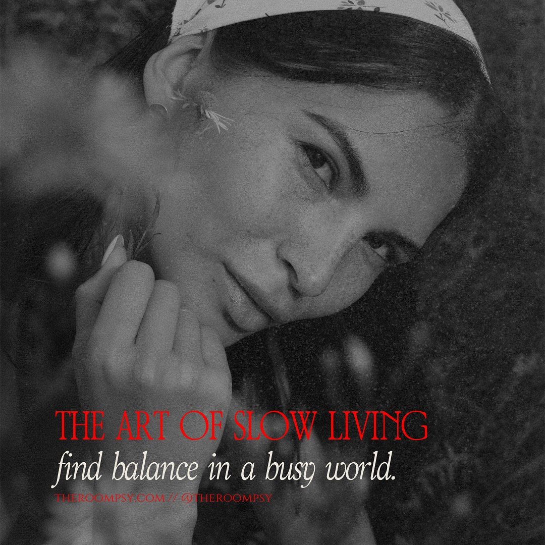 🌿 Slow living: It&rsquo;s not just a trend, it&rsquo;s a way of life. At its core, slow living encourages us to savour the present moment, simplify our lives, and prioritise what truly matters. It invites us to disconnect from the hustle culture and