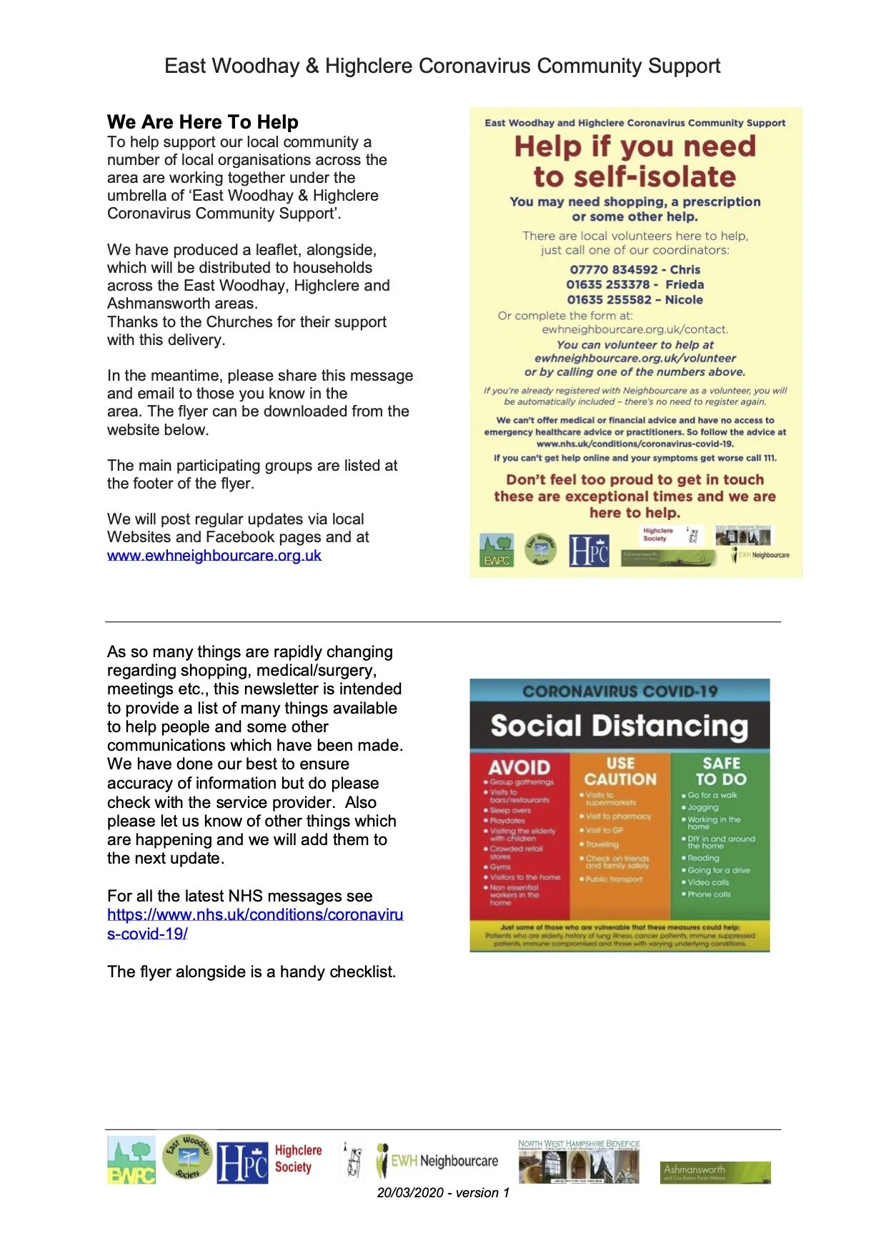 Newsletter 1