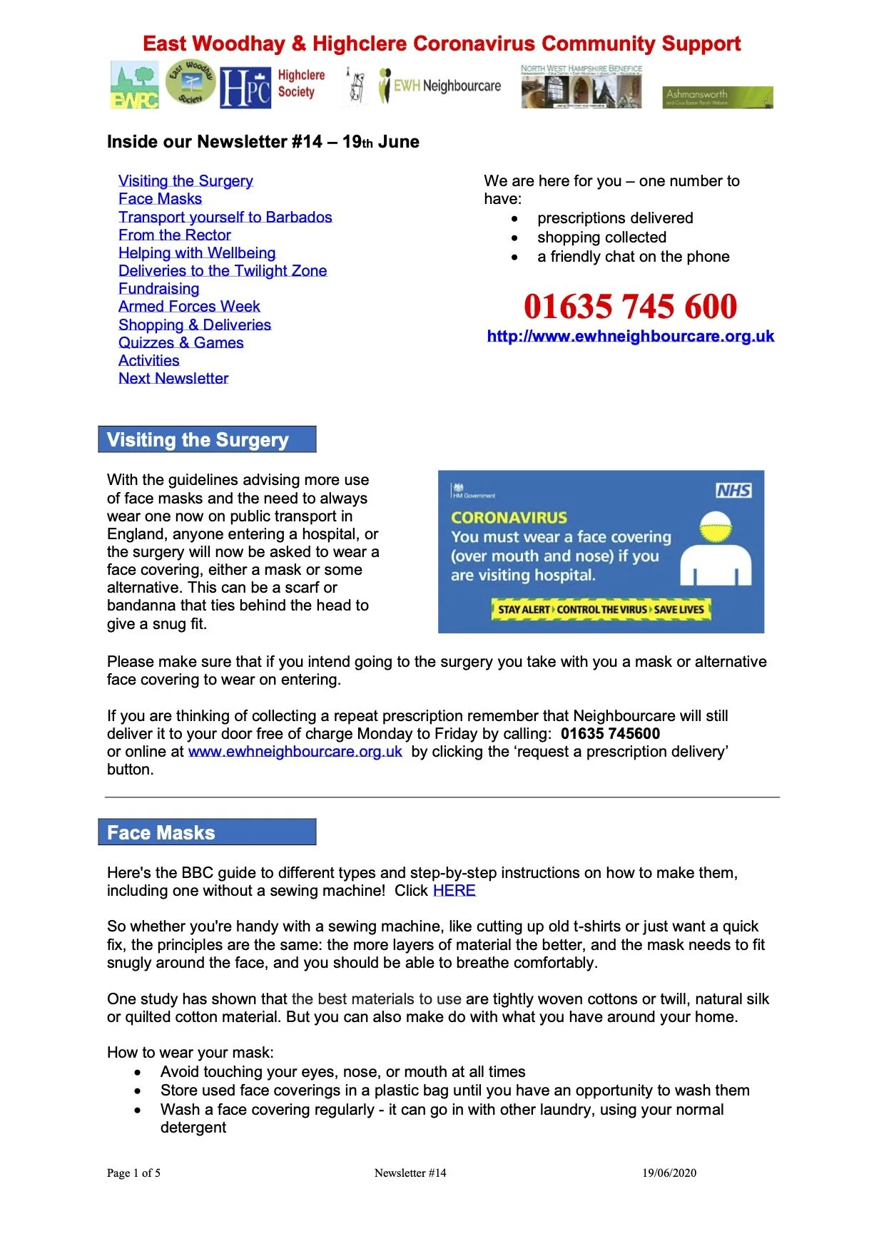 Newsletter 14