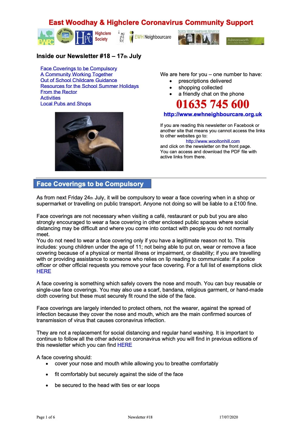Newsletter 18