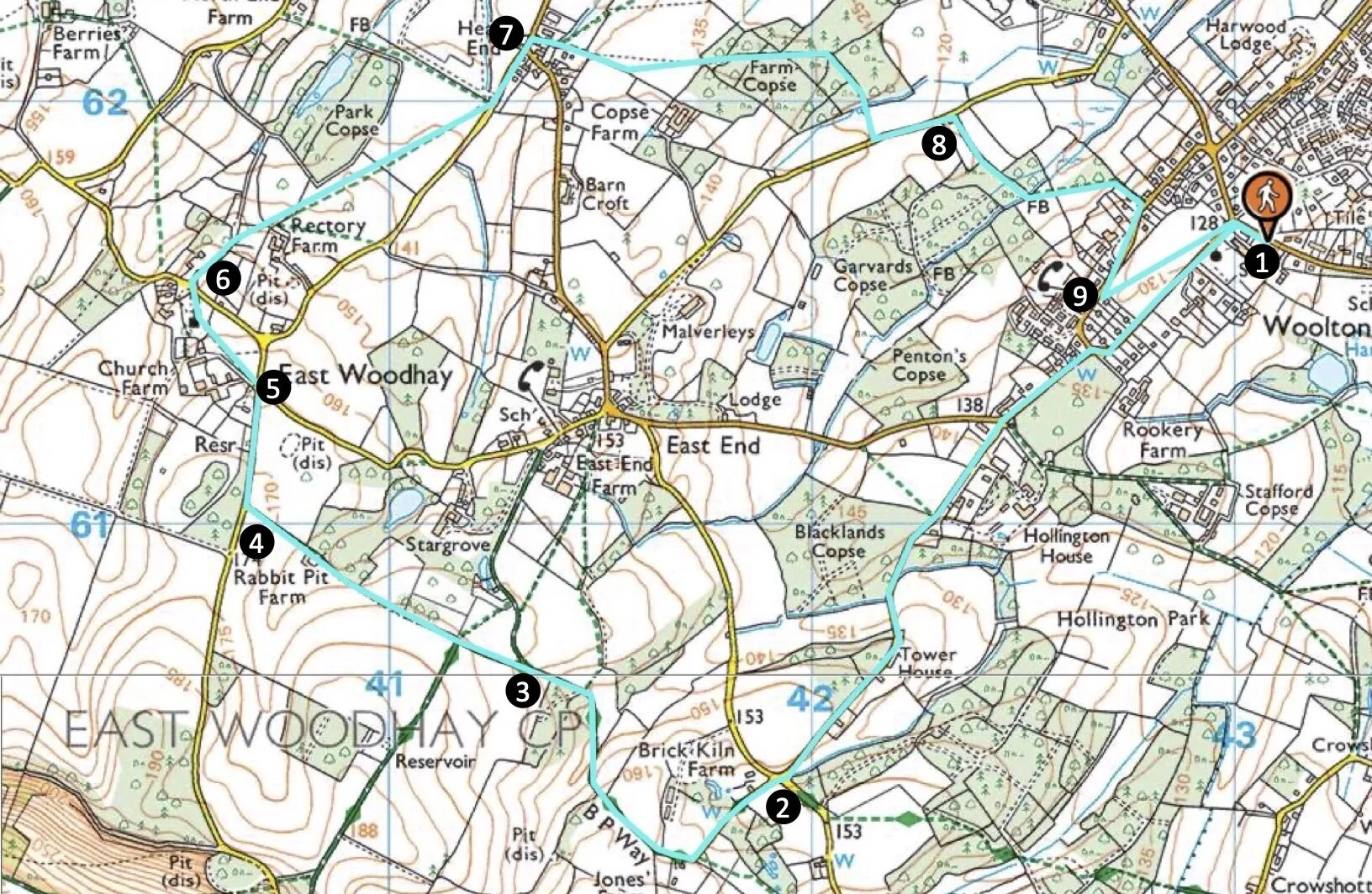 Woolton Hill - East Woodhay - Heath End