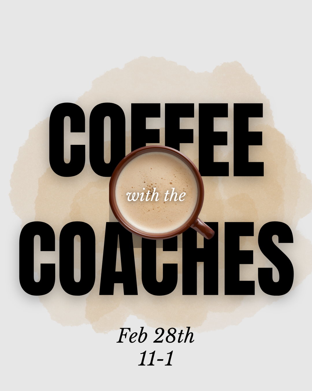 Coffee with the Coaches