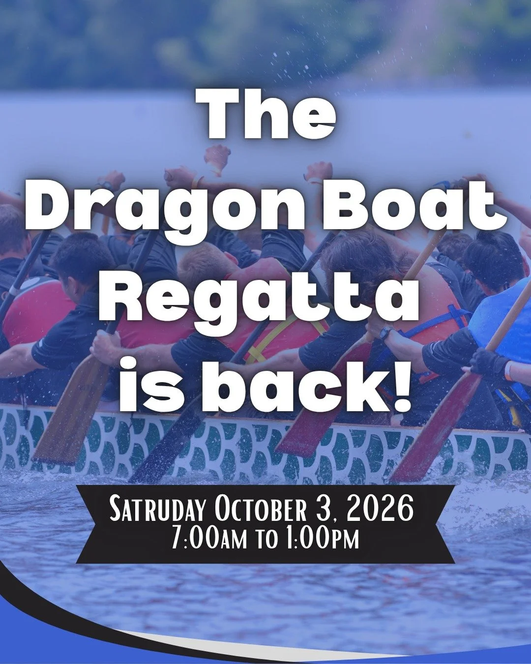 𝑵𝒆𝒘 𝑯𝒂𝒗𝒆𝒏 𝑫𝒓𝒂𝒈𝒐𝒏 𝑩𝒐𝒂𝒕 𝑭𝒆𝒔𝒕𝒊𝒗𝒂𝒍
𝗦𝗮𝘁𝘂𝗿𝗱𝗮𝘆, 𝗢𝗰𝘁𝗼𝗯𝗲𝗿 𝟯, 𝟮𝟬𝟮𝟲
𝟳:𝟬𝟬𝗮𝗺 𝘁𝗼 𝟭:𝟬𝟬𝗽𝗺

We are excited to announce that our team will be participating in the 2026 New Haven Dragon Boat Festival, a thrillin