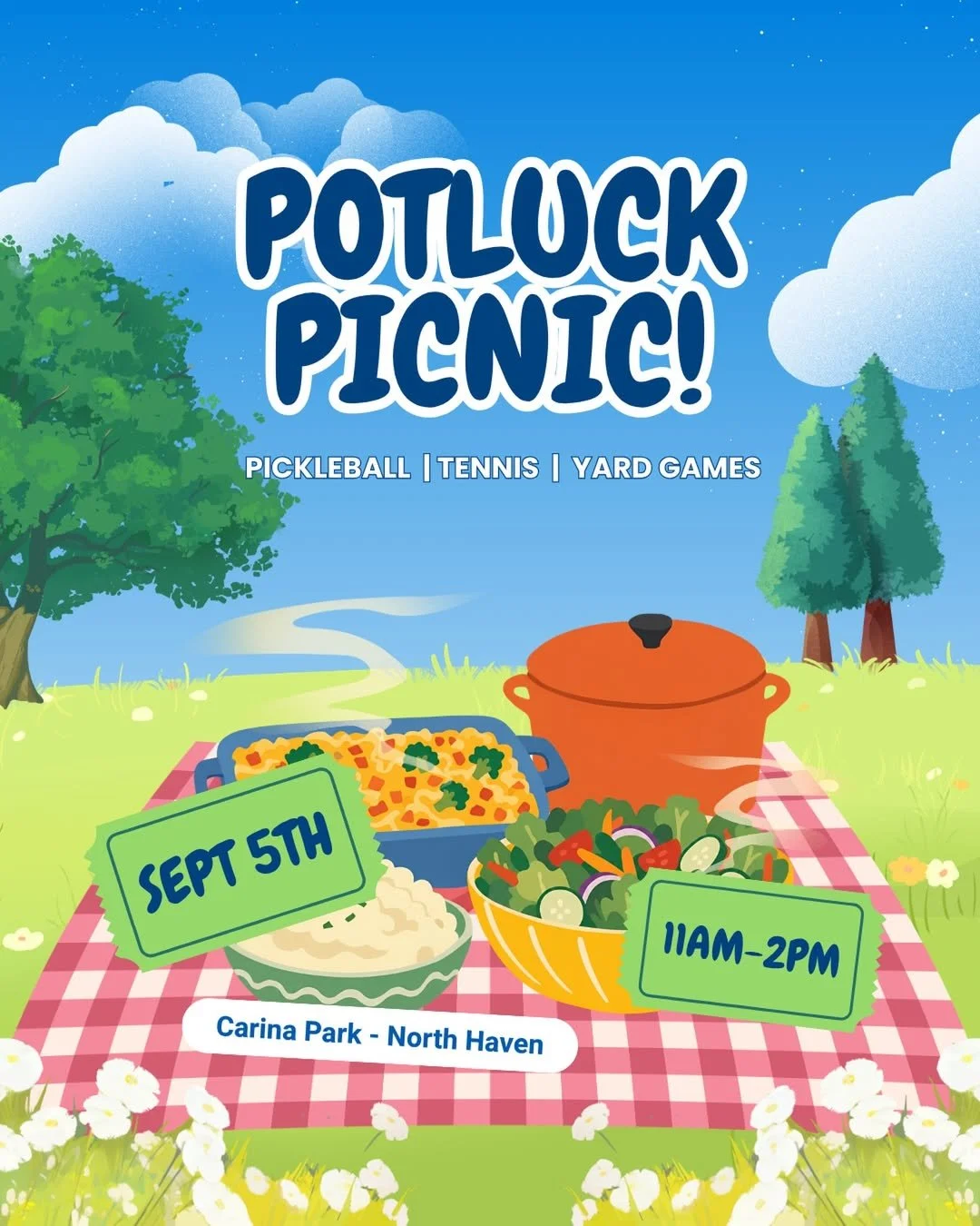 Potluck Picnic - September 5th