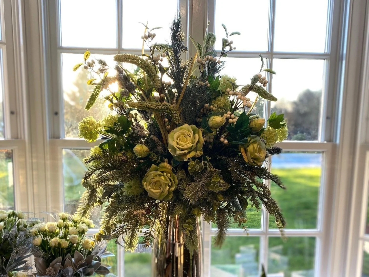 Artificial Vase display