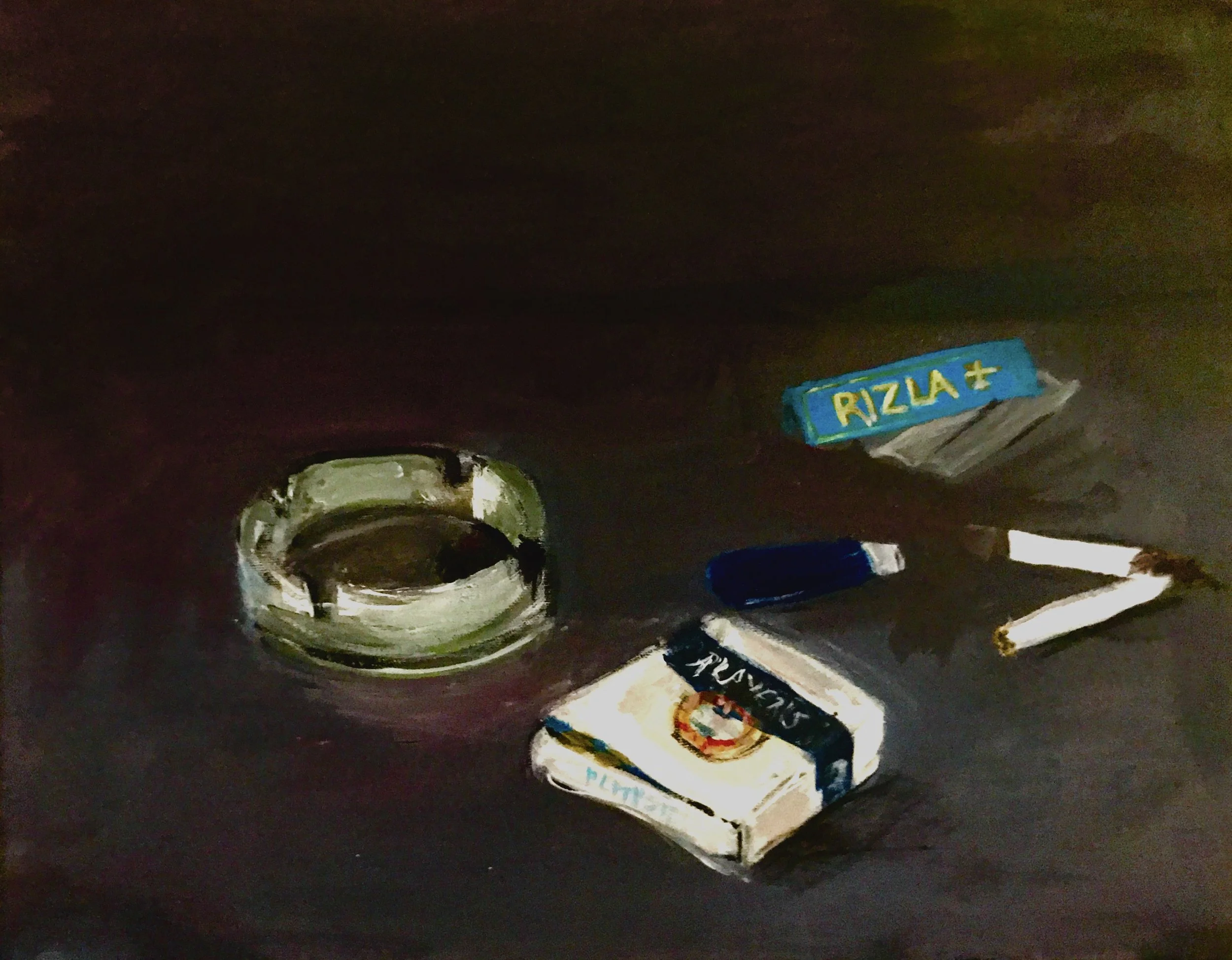   Joint rolling kit -  oil on canvas  2018      . 