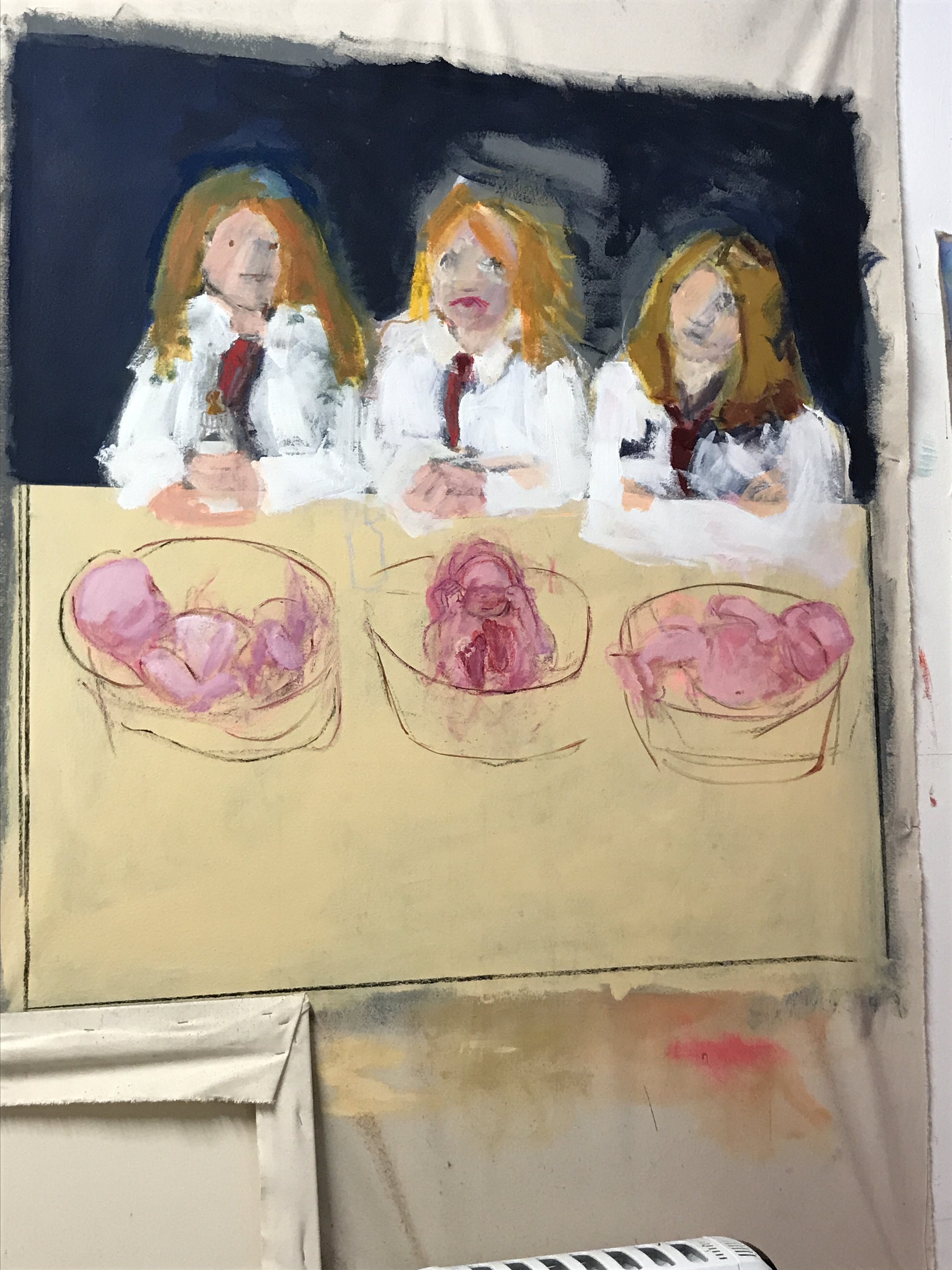 3 girls with babies 2020.JPG