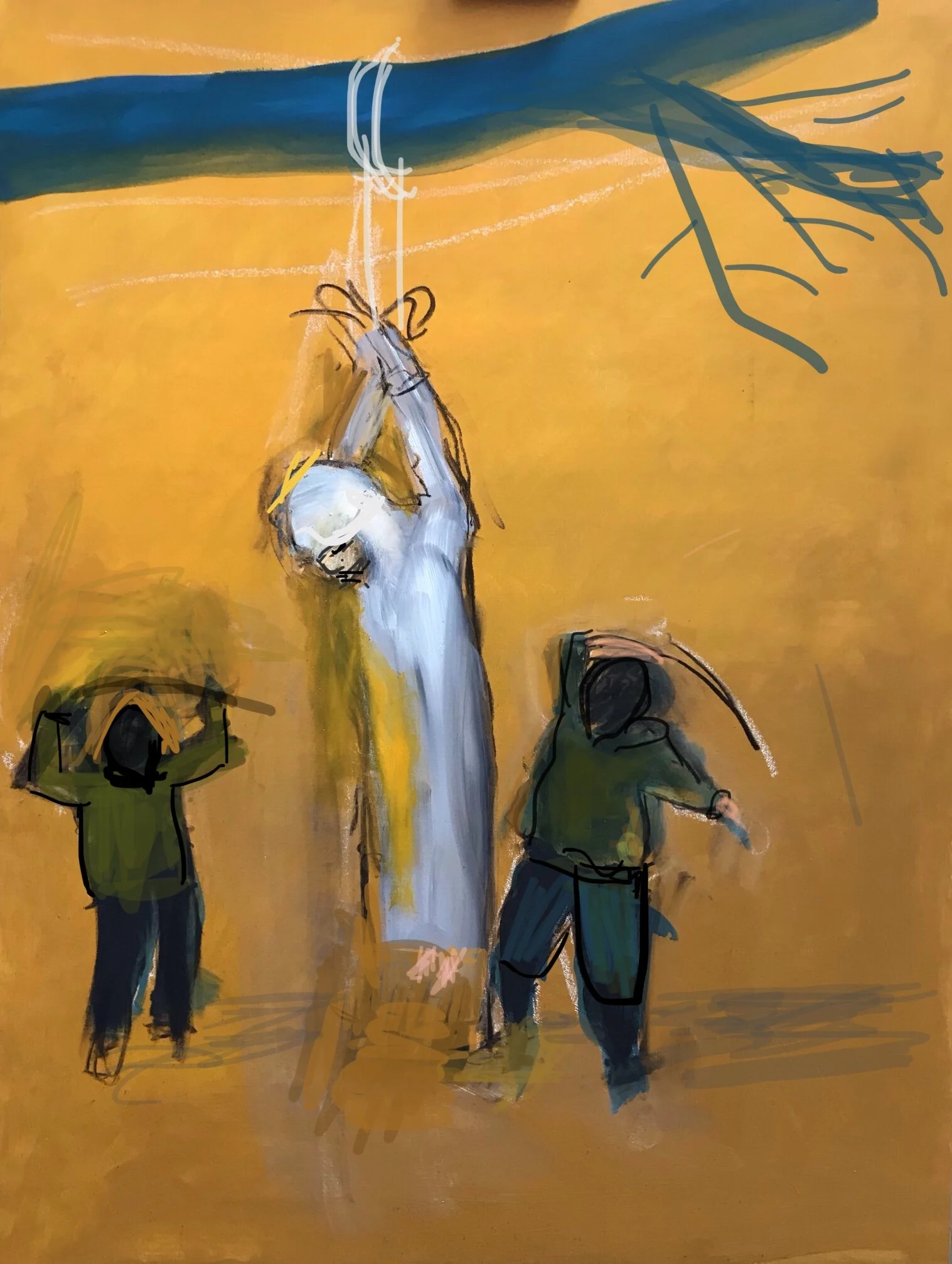 30. yellow 2 men hang .jpg