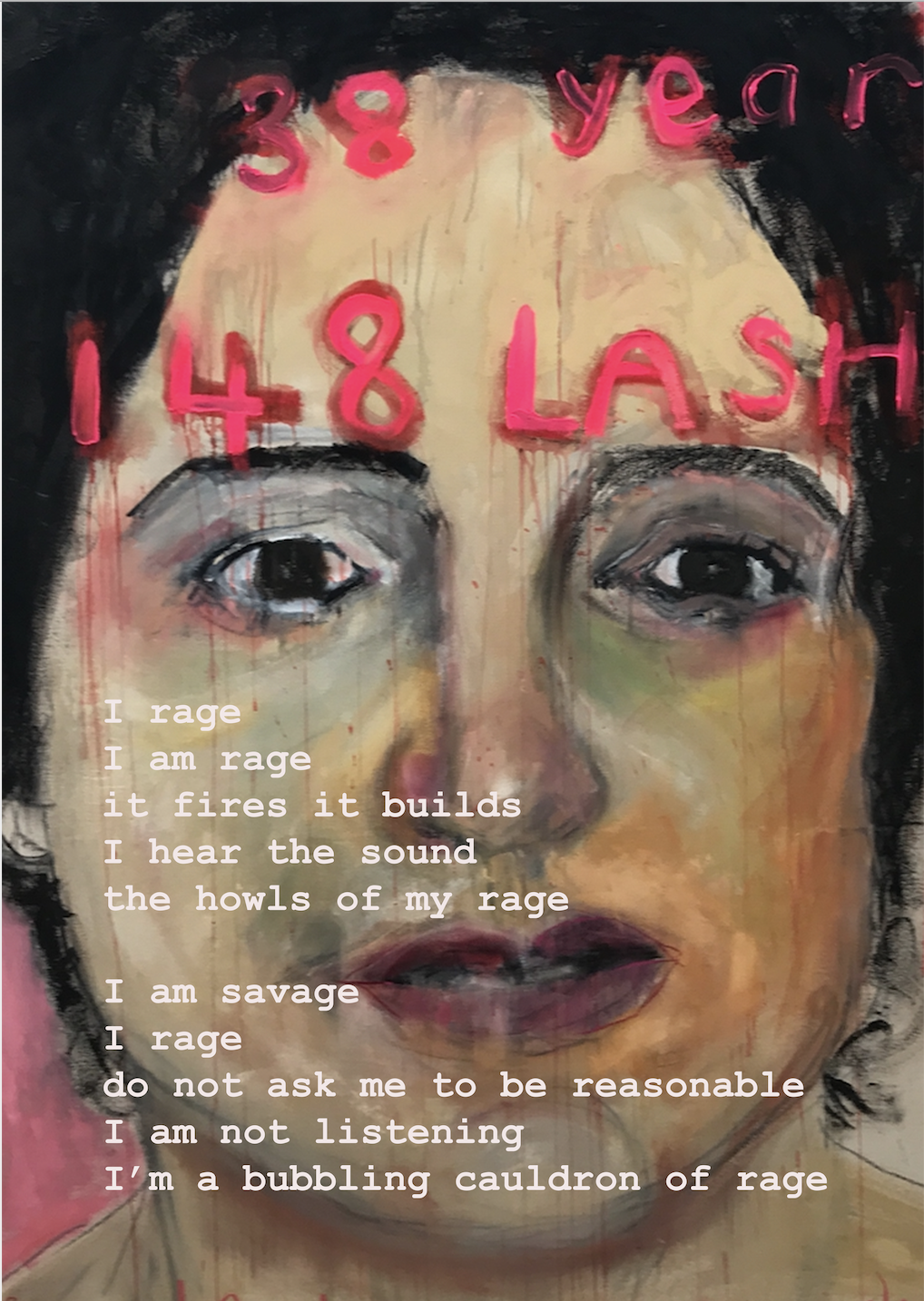   Nasrin Sotoudeh  International womens day   Acrylic on canvas  2019        . 