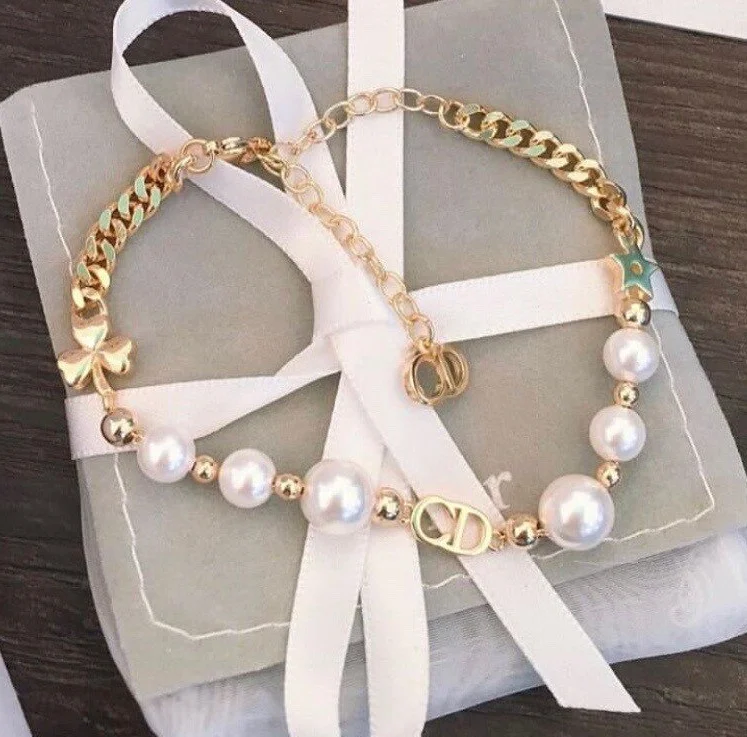 Pearl Charm Bracelet