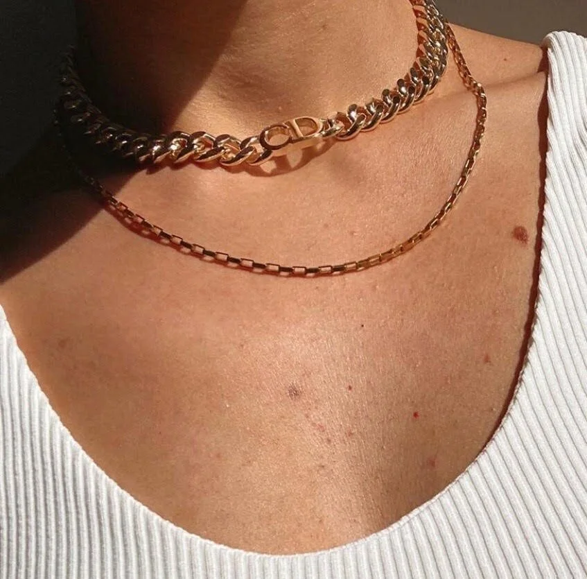 Gold Chain Choker