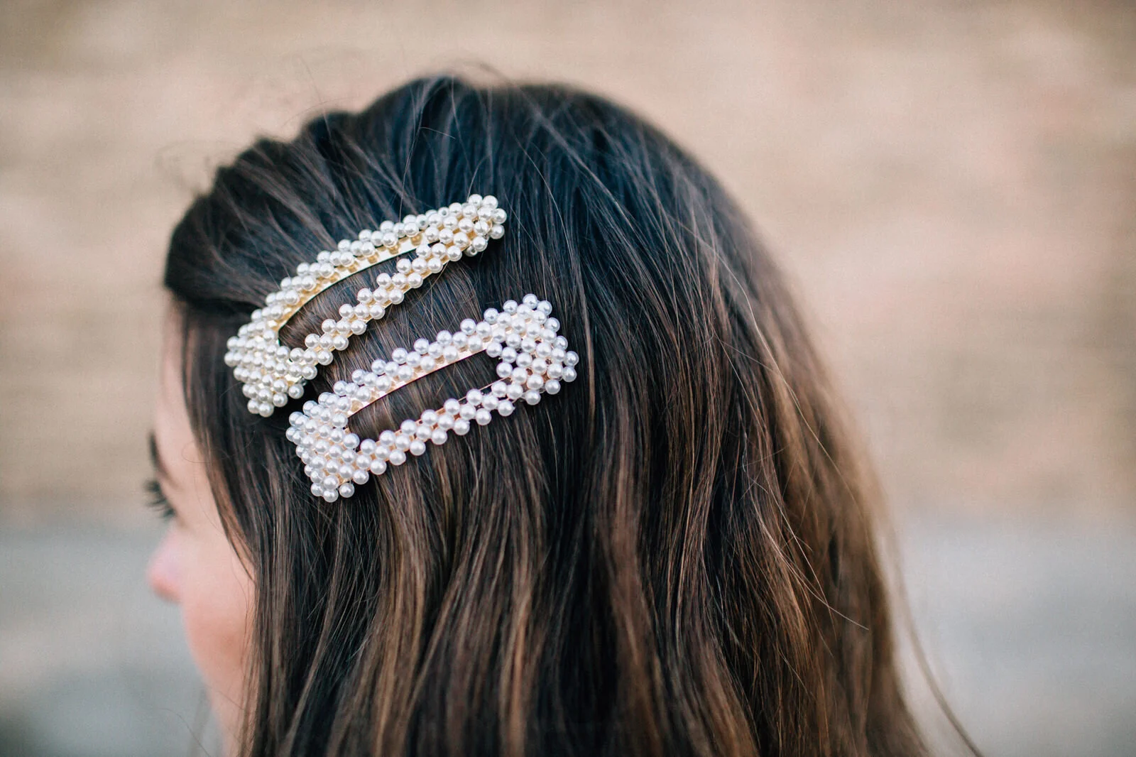Glam Pearl Hair clips