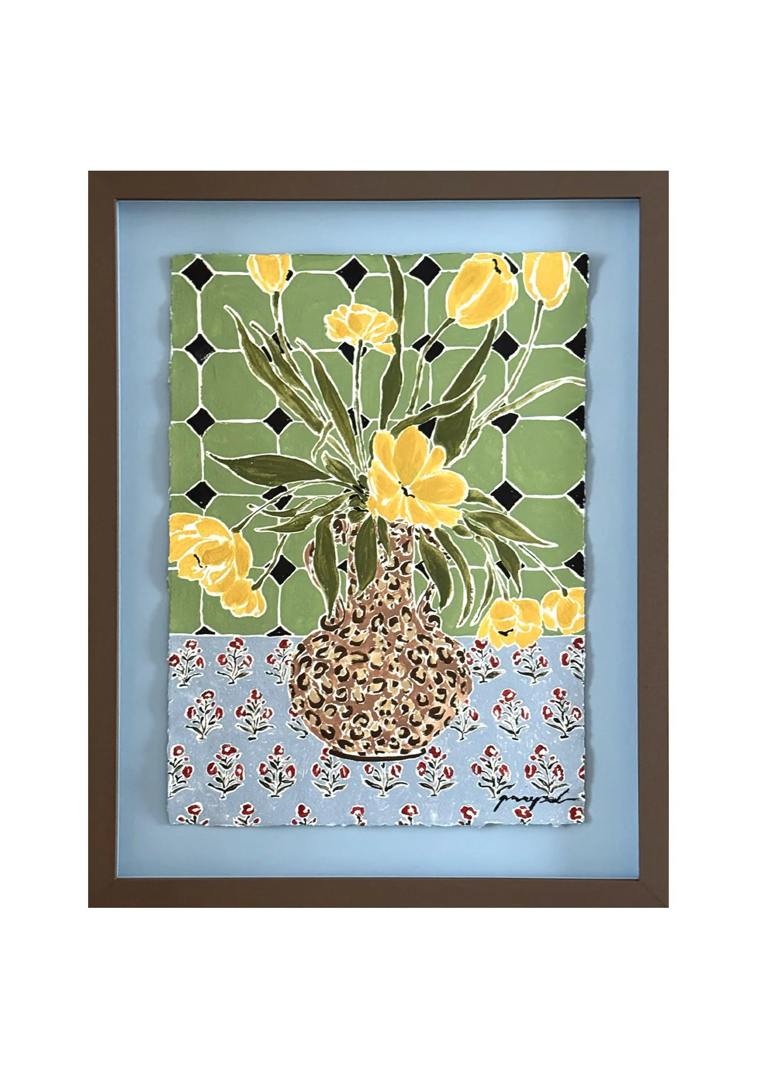 Leopard Print Tulips