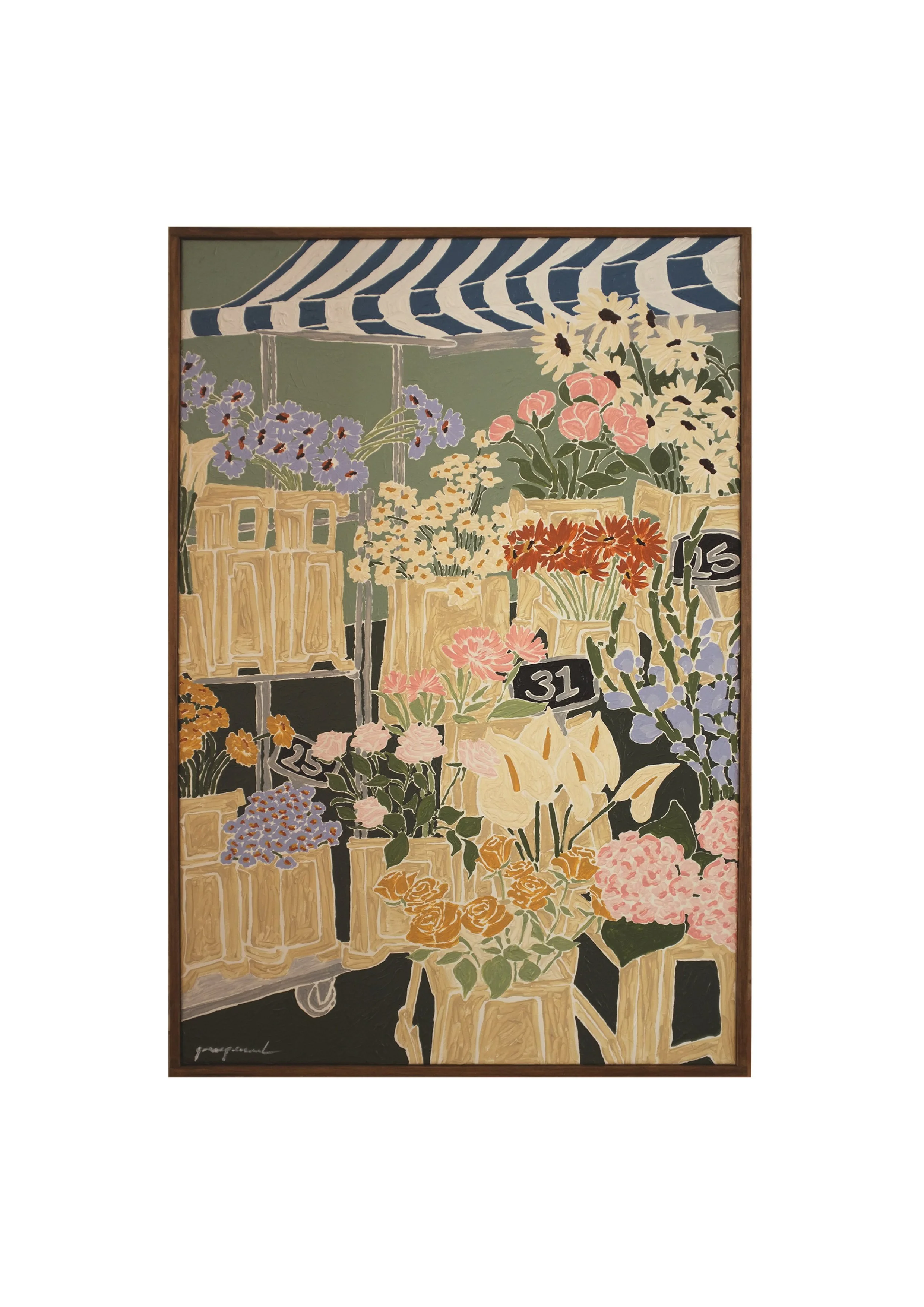 Sunday At the Flower Market