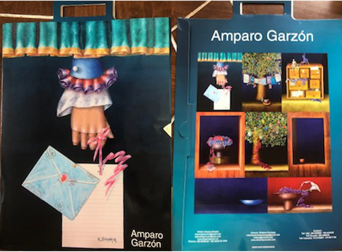 Carpeta con litografías