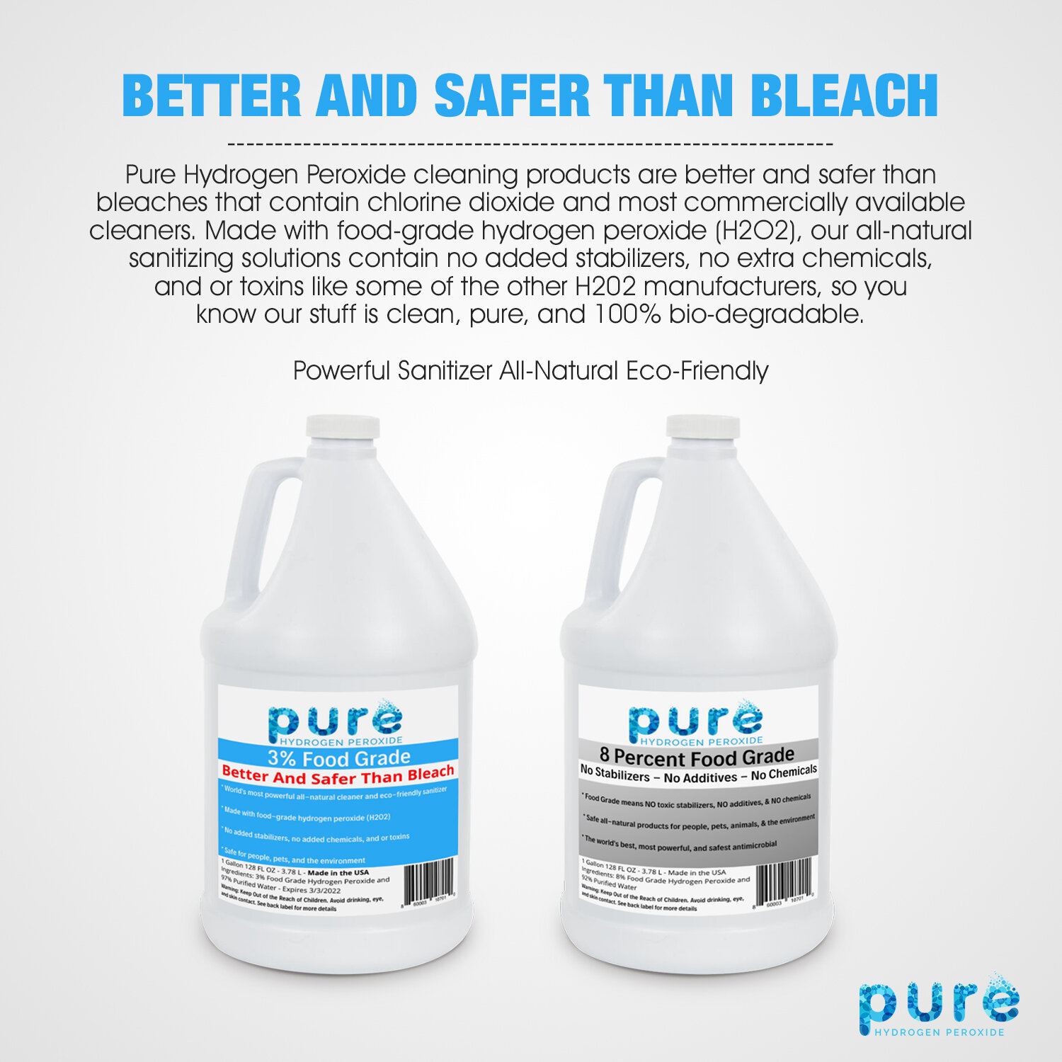 Pure Hydrogen Peroxide Mouthwash & Rinse