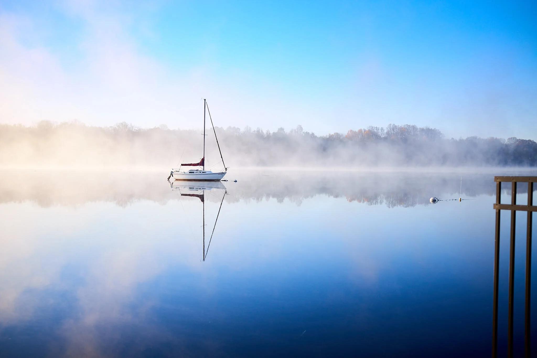 Foggy Morning on the River