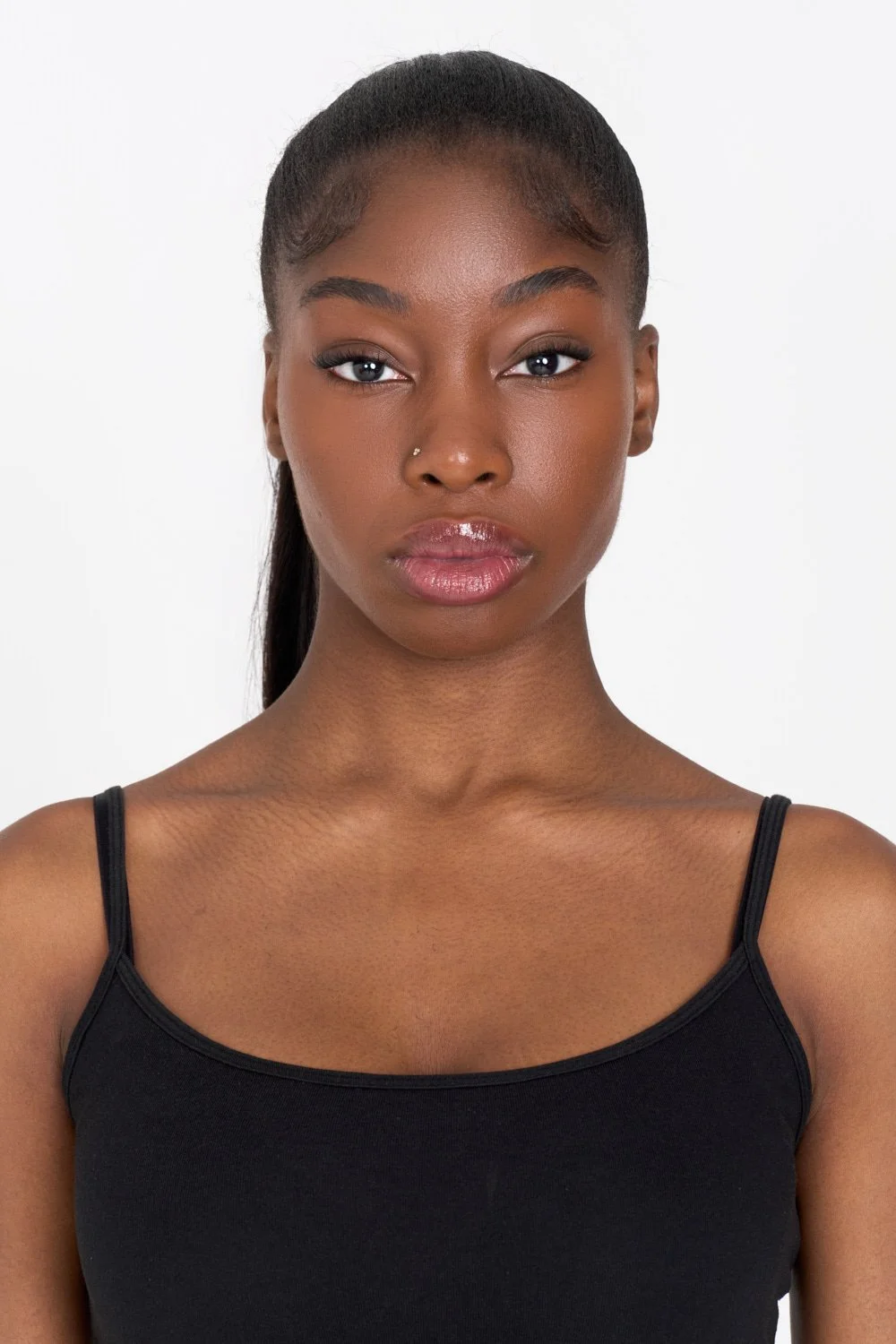 Model Digital Headshot taken by Iamheadshots in his London studio.