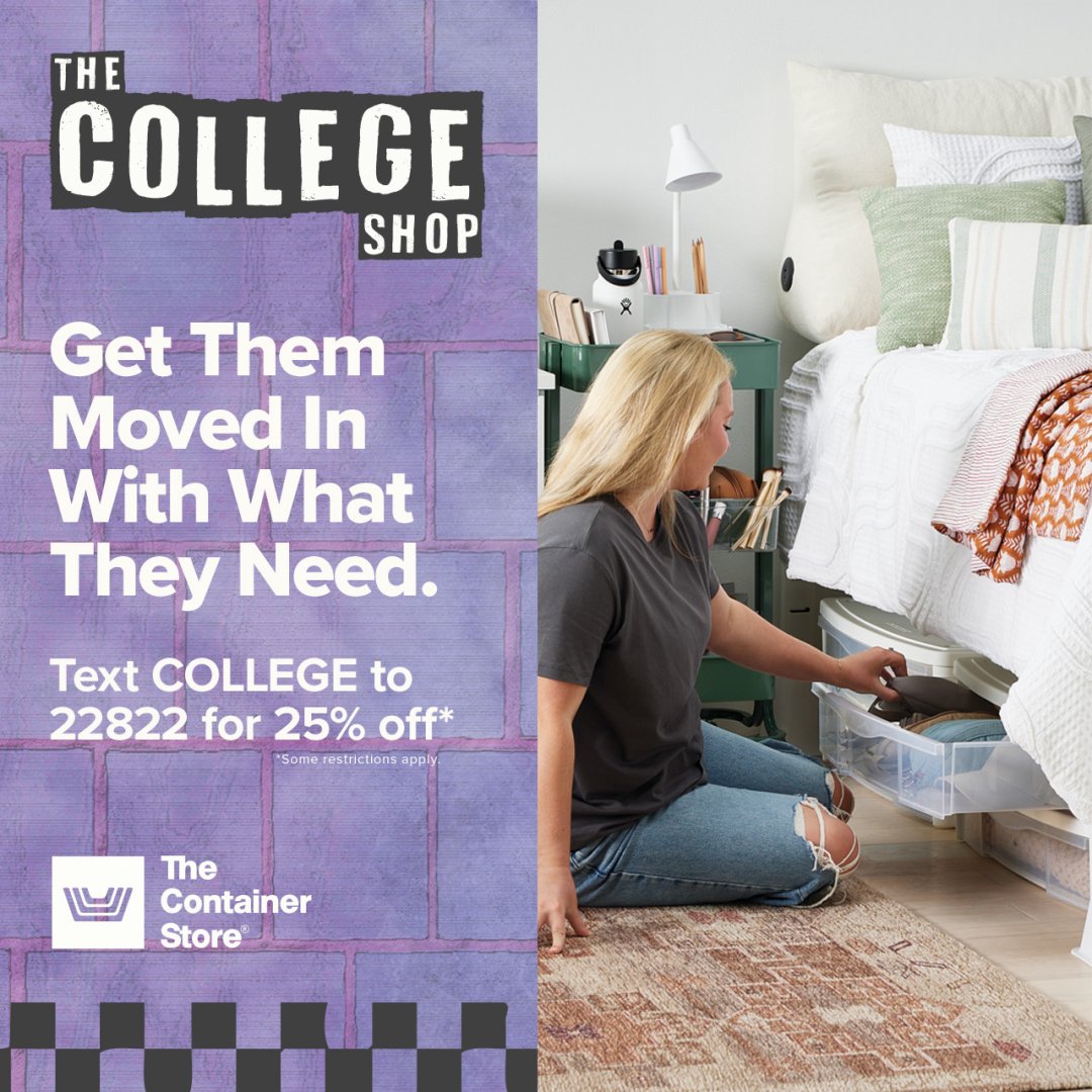 The Container Store: Get 25% Off For College!