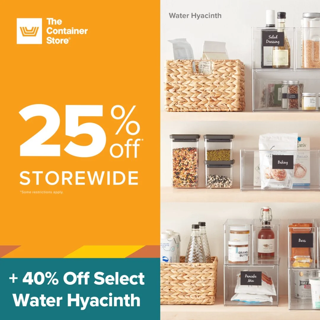 The Container Store: Stock Up & Save Storewide