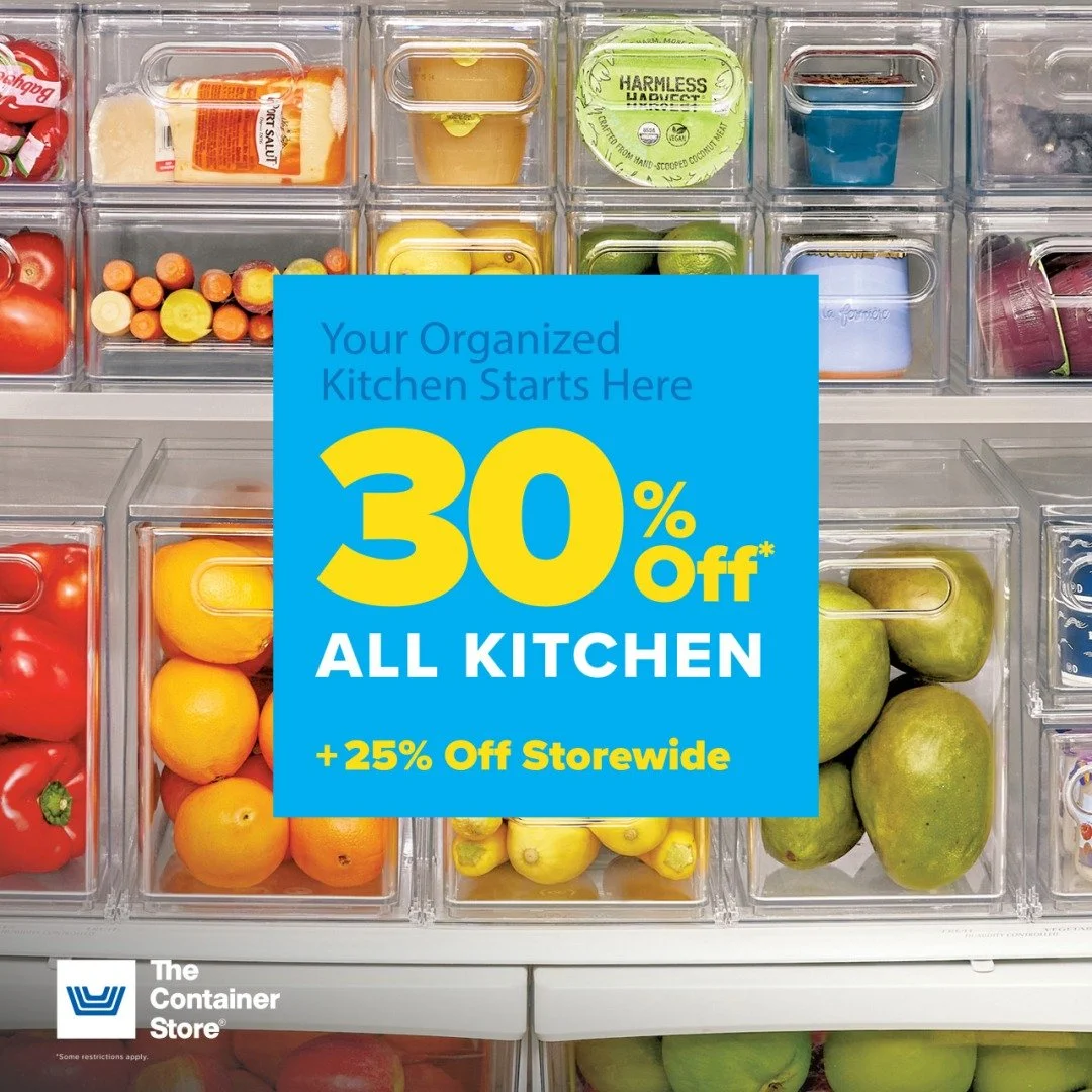 The Container Store: Save 30% on Kitchen Storage Essentials
