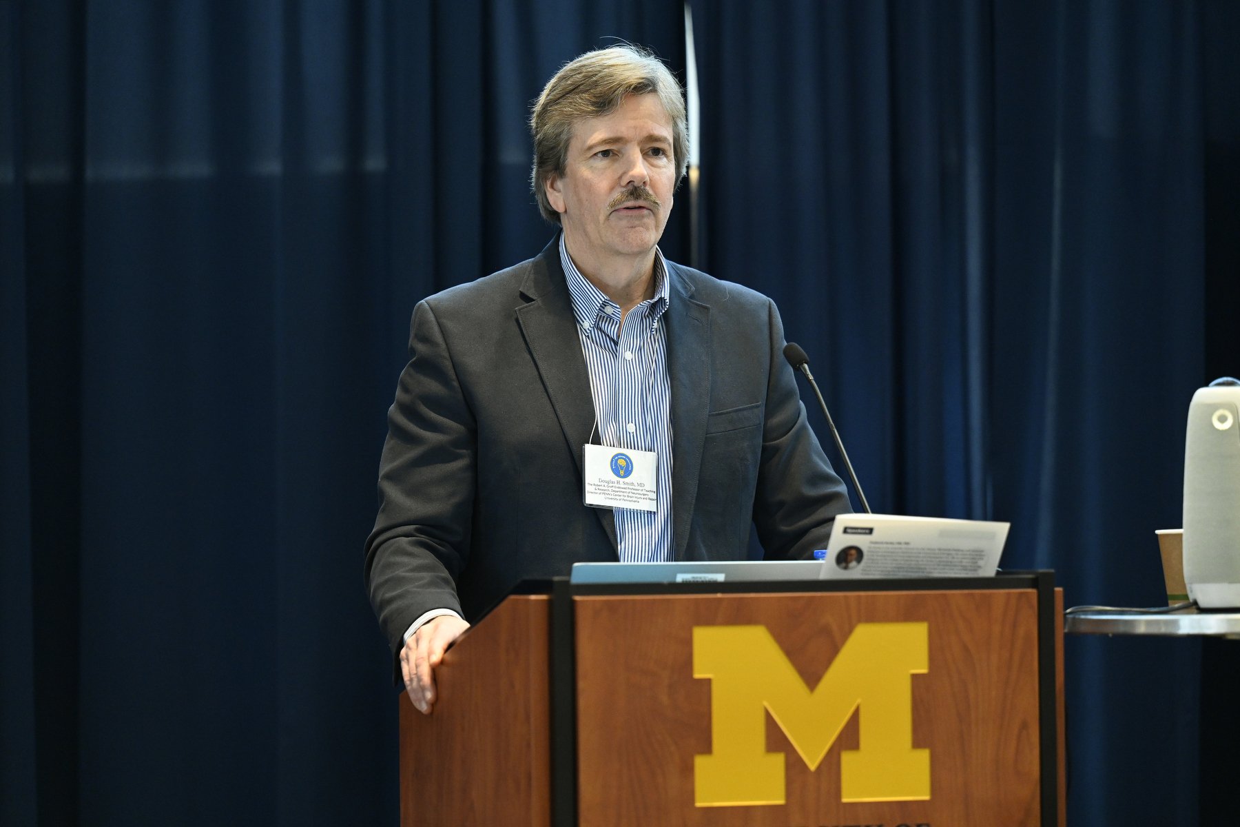  Douglas Smith, MD, University of Pennsylvania Robert A. Groff Endowed Professor of Teaching and Research in Neurosurgery, gave this year’s keynote presentation. 