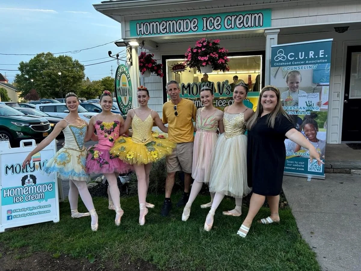 Mike, SJ & ballerinas.jpg