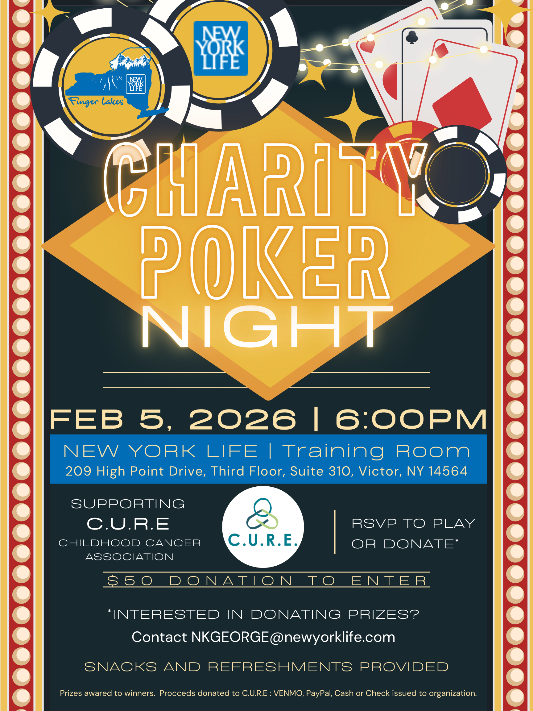 New York Life Charity Poker Night