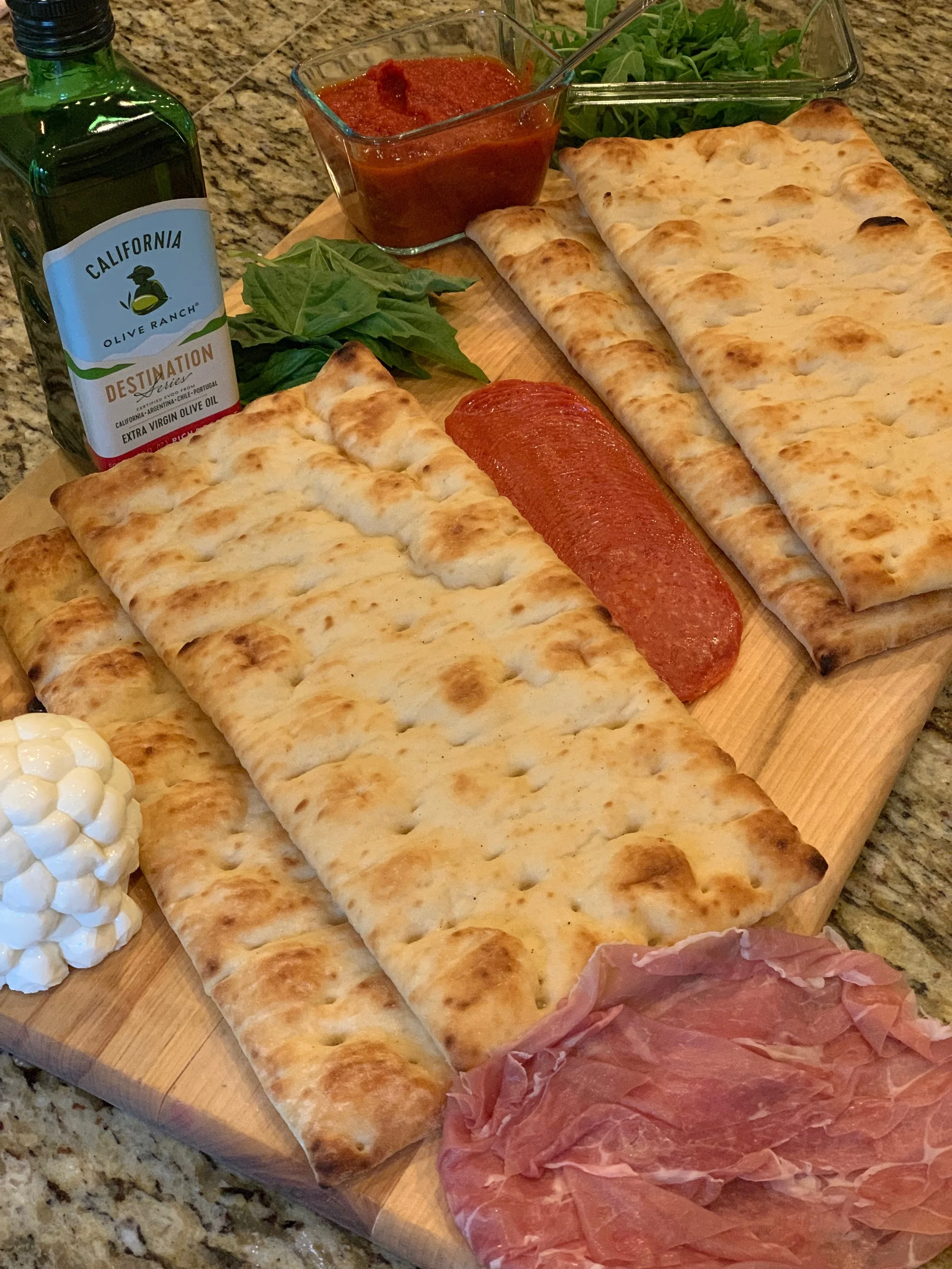 Semi-Homemade Flat Bread Pizza Night