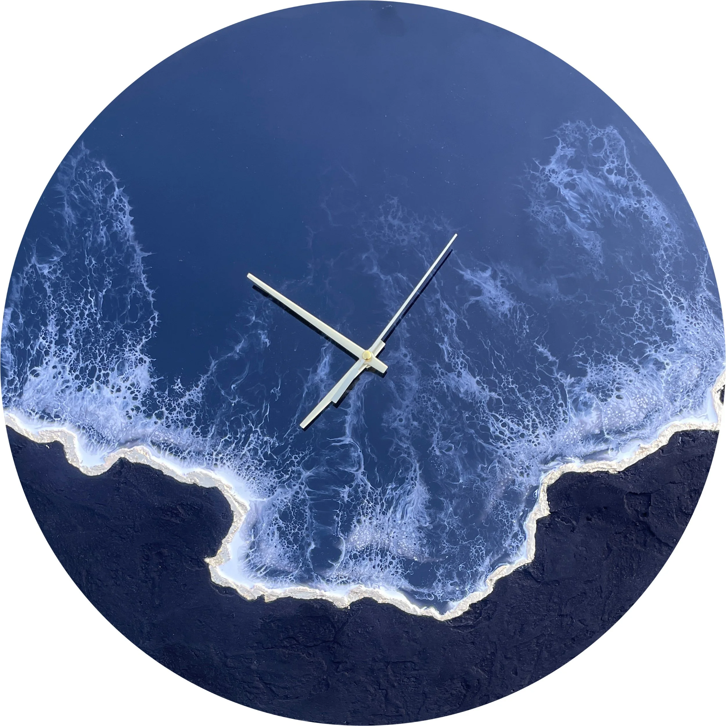 Black Seascape Clock.JPG