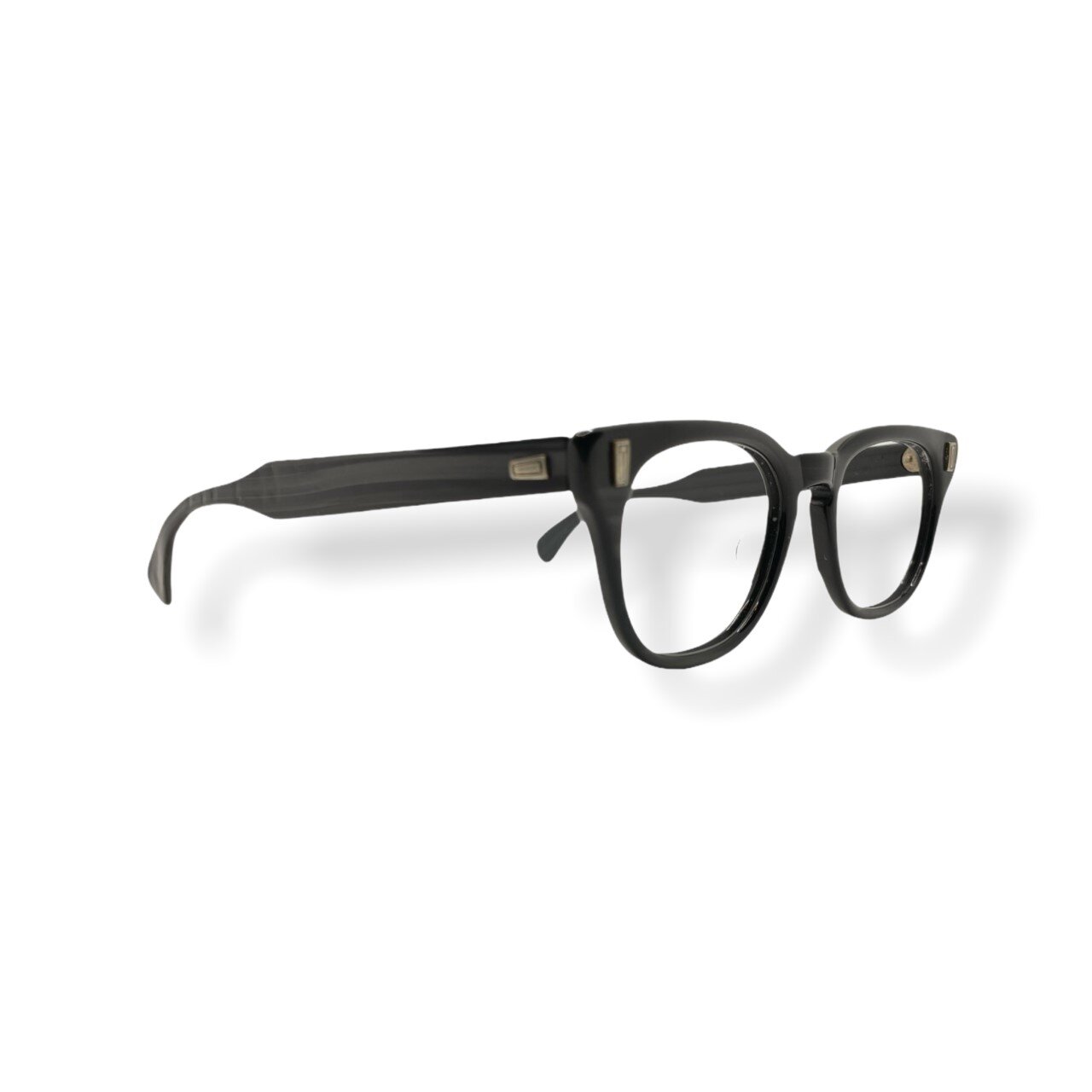 Black Keyhole Bridge Vintage Style Eye Glasses Frames