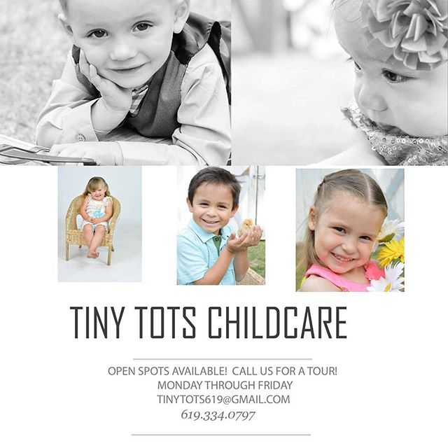 Only a couple more spots left if you are someone you know is looking for quality childcare send them are way