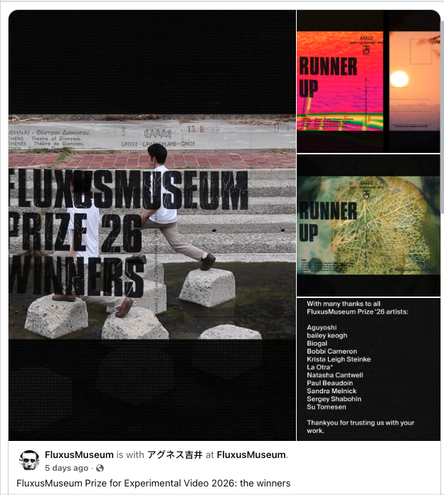 Fluxus Museum Prize in Experimental Video Winners Announced
