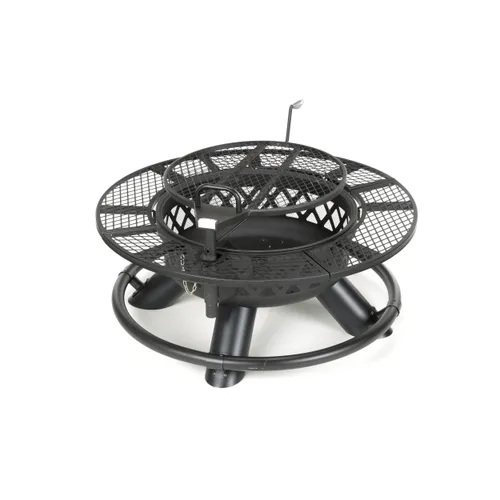 Ranch Fire Pit With Grill 47 In, Ranch Fire Pit